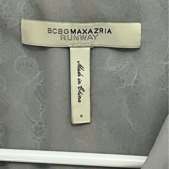 BCBG flowy Orange and Gray Sleeveless Dress - Picture 2 of 3